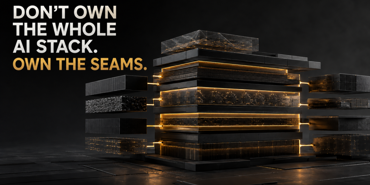 Don’t Own the Whole AI Stack. Own the Seams.