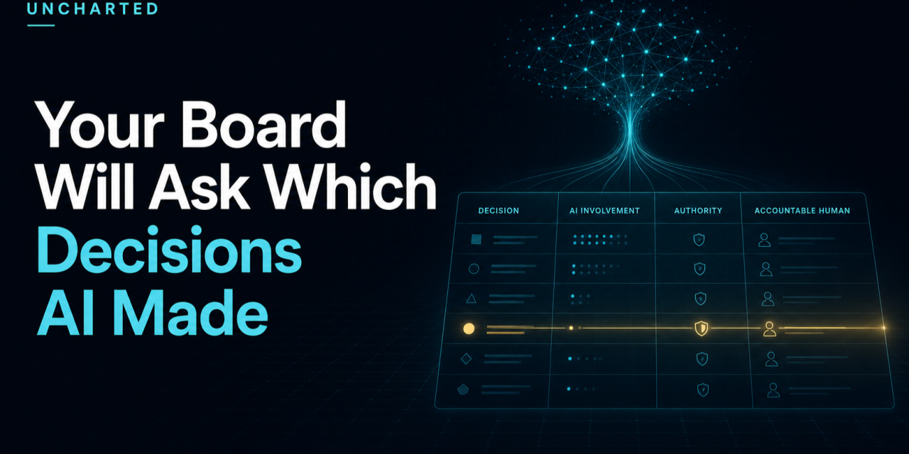 Your Board Will Ask Which Decisions AI Made. Logs Will Not Answer.
